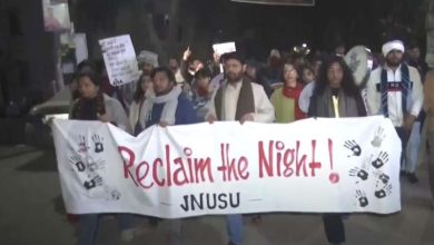 निर्भया कांड की वर्षगांठ पर JNU का विरोध मार्च