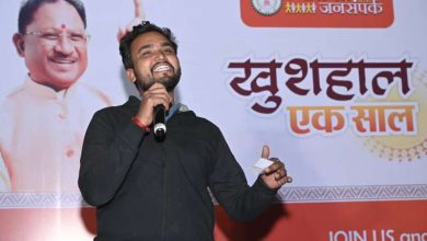 मरीन ड्राइव में ‘खुशहाल एक साल इवेंट में रायपुरवासियों ने