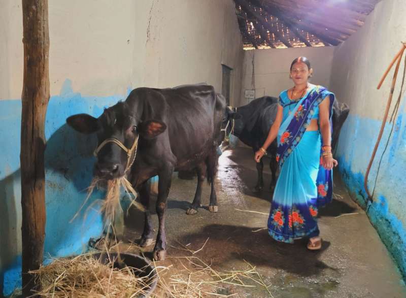 लखपति दीदी रूणा गुप्ता गांव की महिलाओं को कर रहीं