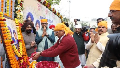 मुख्यमंत्री डॉ मोहन यादव प्रदेश अध्यक्ष व सांसद श्री विष्णुदत्त