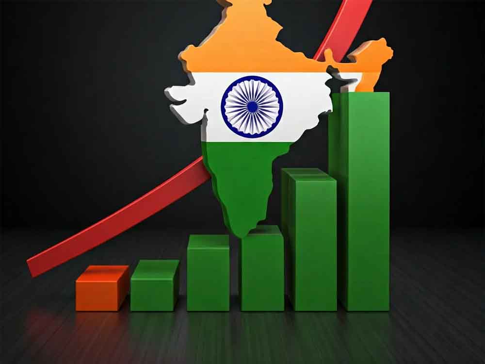 भारतीय अर्थव्यवस्था अक्टूबर दिसंबर 2024 की तिमाही में 62 प्रतिशत की