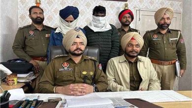 पुलिस ने खेतों व घरों से फसल चोरी करने वाले