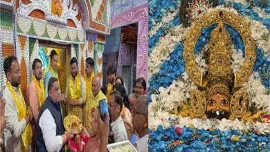 प्राचीन मंदिर में हांसी के रहने वाले श्याम बाबा के