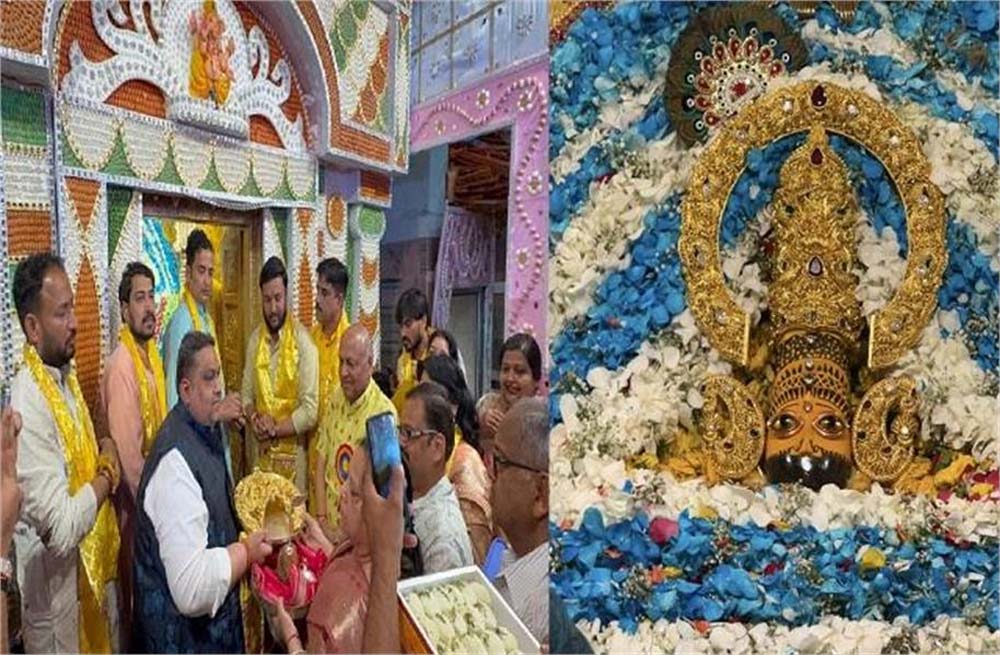 प्राचीन मंदिर में हांसी के रहने वाले श्याम बाबा के