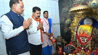 मुख्यमंत्री विष्णु देव साय ने माता कौशल्या की पूजा अर्चना कर